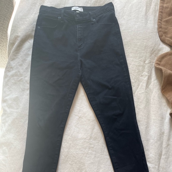 Abercrombie & Fitch Curve Love High Rise Super Skinny Ankle Jeans - Picture 2 of 3